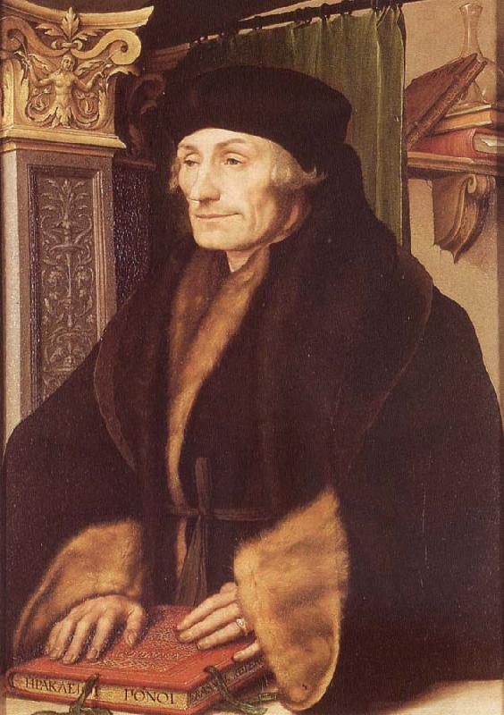 HOLBEIN, Hans the Younger Erasmus Van Rotterdam oil painting picture